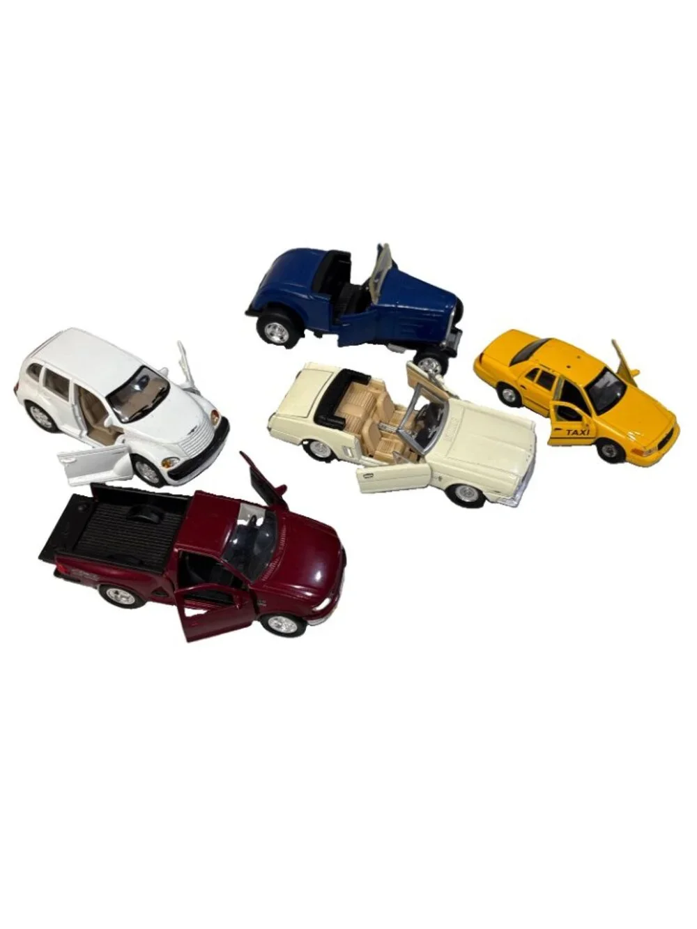 Die Cast Vintage Truck Cars Lot of 5 Multicolored 5-6”